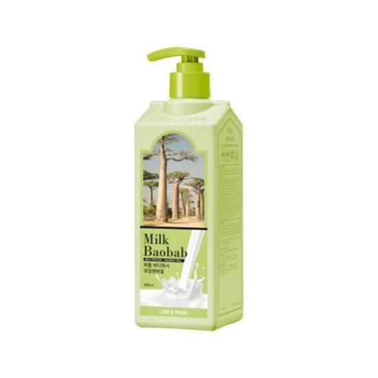 Perfume Body Wash #Lime & Basil 500mL by Milk Baobab at GWENCHANDA Korean Cosmetics Shop - 2