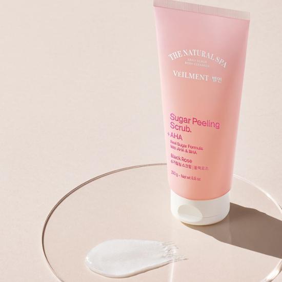 Sugar Peeling Scrub 250g+250g Special Set #Black Rose by VEILMENT at GWENCHANDA Korean Cosmetics Shop - 2