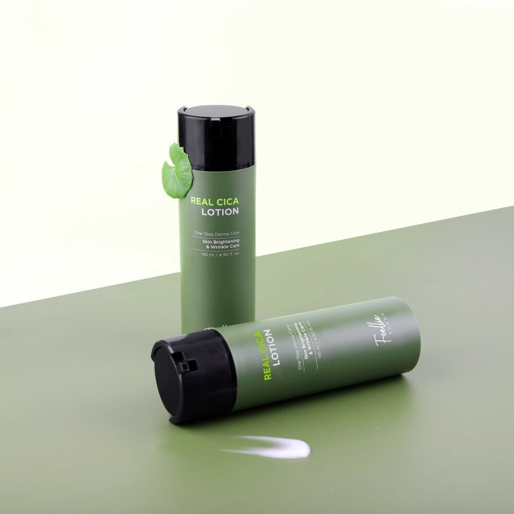 Homme Real Cica Lotion 145ml by Foellie at GWENCHANDA Korean Cosmetics Shop - 1