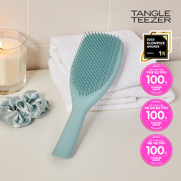 The Wet Detangler Large Marine Teal by TANGLE TEEZER at GWENCHANDA Korean Cosmetics Shop - 1