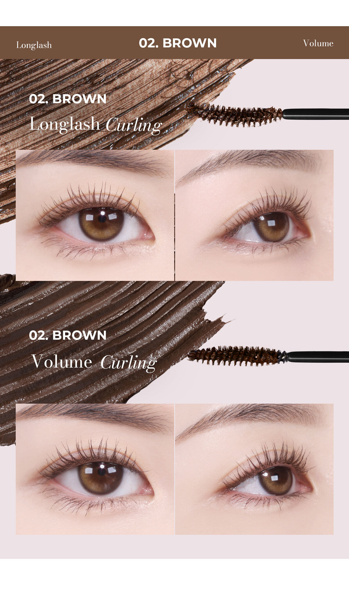 Inspire Long Lash Curling Mascara 8ml by mude. at GWENCHANDA Korean Cosmetics Shop - 2