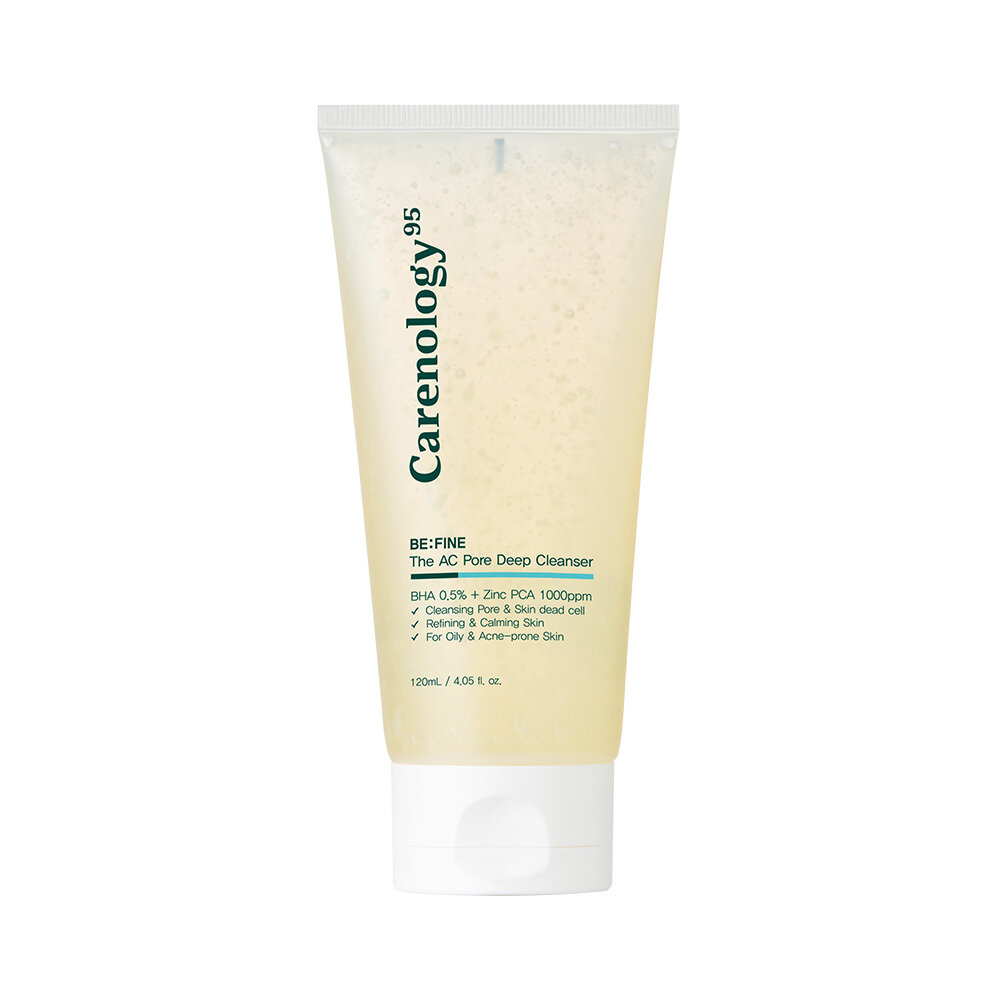 Be:Fine The AC Pore Deep Cleanser 120ml by carenology at GWENCHANDA Korean Cosmetics Shop - 1