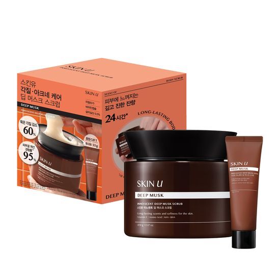 Inno-scent Deep Musk Scrub 450g Set (+35g) by Skin U at GWENCHANDA Korean Cosmetics Shop - 1