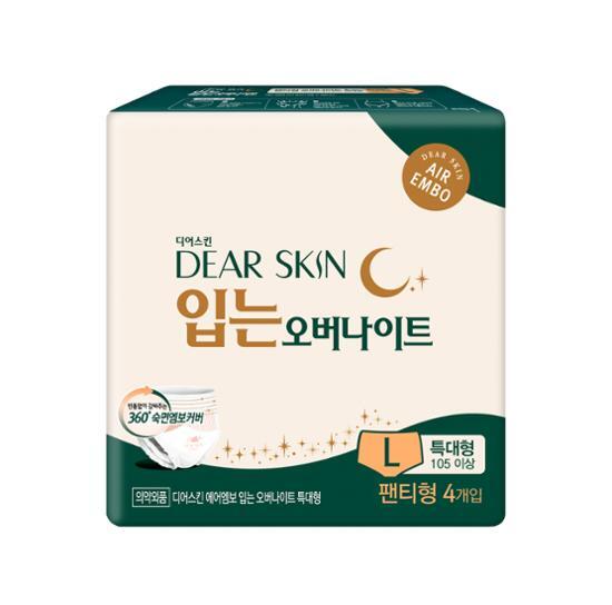Real Modal Panty-Type Overnight Large 4P by DEARSKIN at GWENCHANDA Korean Cosmetics Shop - 1