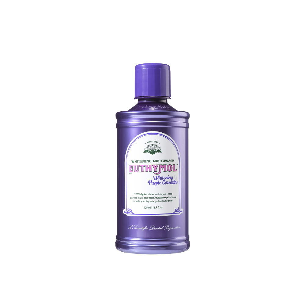 Whitening Purple Corrector Mouth Wash 500ml by EUTHYMOL at GWENCHANDA Korean Cosmetics Shop - 2