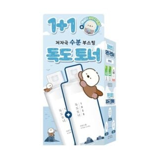 1025 Dokdo Toner 300ml 1+1 Set (+Camellia Sun Serum 1.5ml+Pouch)
