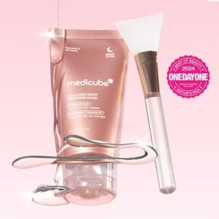 Collagen Night Wrapping Mask 75ml Set (+Jelly Brush)
