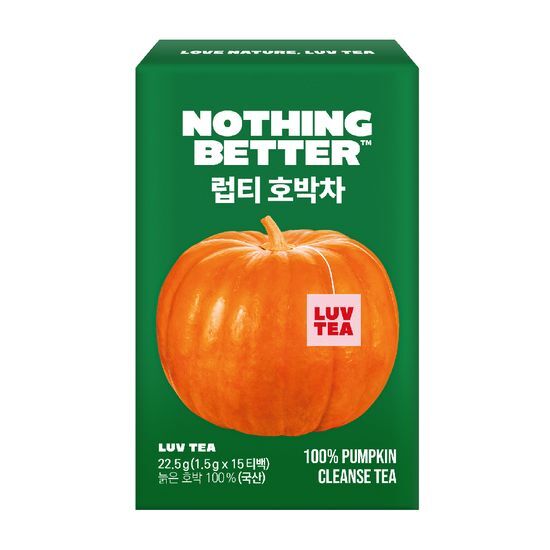 Luv Tea Pumpkin 15 Bags by NOTHING BETTER at GWENCHANDA Korean Cosmetics Shop - 2