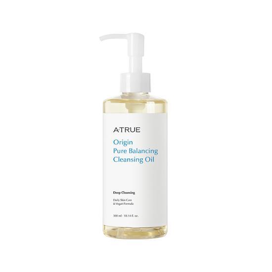 Pure Balancing Cleansing Oil Jumbo Size 300ml by ATRUE at GWENCHANDA Korean Cosmetics Shop - 2