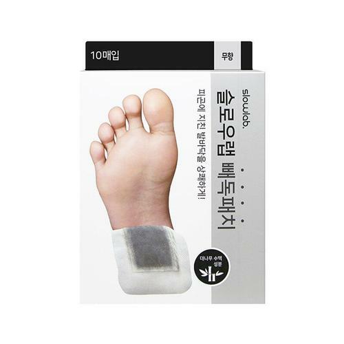 Detox Patch No Fragrance 10 Sheets by slowlab at GWENCHANDA Korean Cosmetics Shop - 1