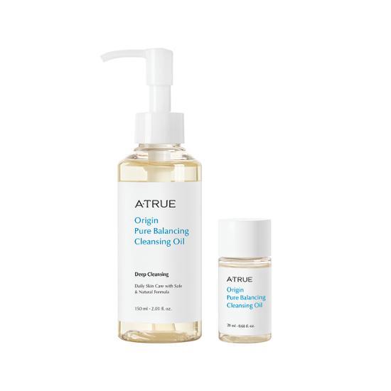 Pure Balancing Cleansing Oil 150ml Special Set by ATRUE at GWENCHANDA Korean Cosmetics Shop - 2