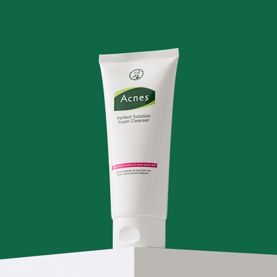 Perfect Solution Foam Cleanser 125ml + 75ml by Acnes at GWENCHANDA Korean Cosmetics Shop - 3