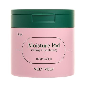 Pink Moisture Pad 60 sheets by VELY VELY at GWENCHANDA Korean Cosmetics Shop - 1