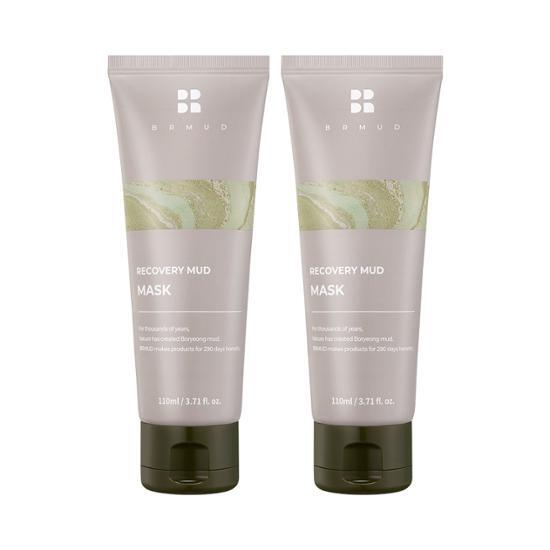 Recovery Mud Mask Double Pack (110mL + 110mL) by BRMUD at GWENCHANDA Korean Cosmetics Shop - 3