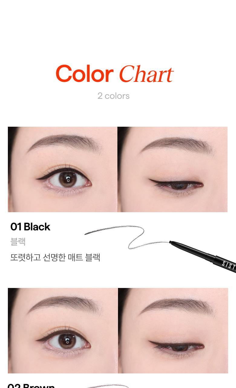 Perfect Slim Eye Pencile by SISTER ANN at GWENCHANDA Korean Cosmetics Shop - 1