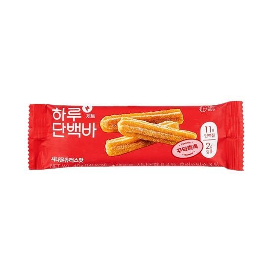 Z Daily Protein Bar #Cinnamon Churros 40g by proteinmill at GWENCHANDA Korean Cosmetics Shop - 2