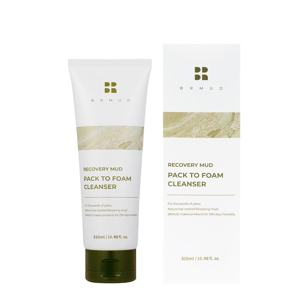 Recovery Mud Back To Foam Cleanser 310mL Large Size by BRMUD at GWENCHANDA Korean Cosmetics Shop - 2