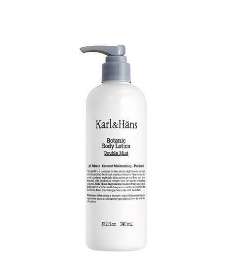 Botanic Body Lotion Double Mint 390ml by Karl&Hans at GWENCHANDA Korean Cosmetics Shop - 2