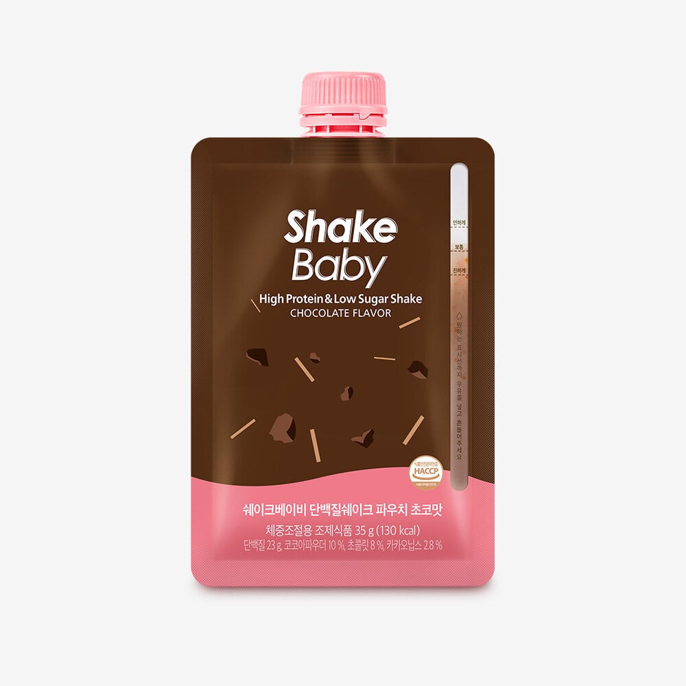 Protein Shake #Chocolate Flavor 35g by Shakebaby at GWENCHANDA Korean Cosmetics Shop - 1