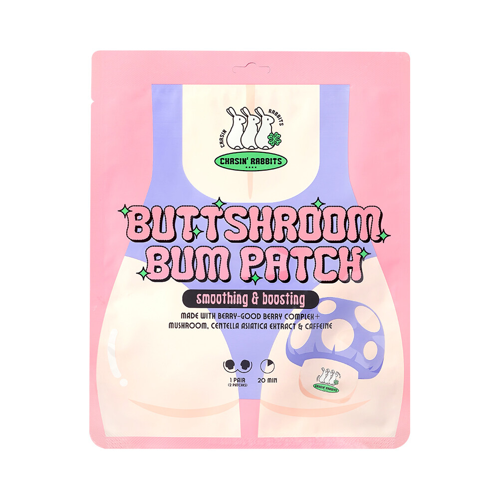 Buttshroom Bum Patch (18g, 2P) by CHASIN' RABBITS at GWENCHANDA Korean Cosmetics Shop - 1