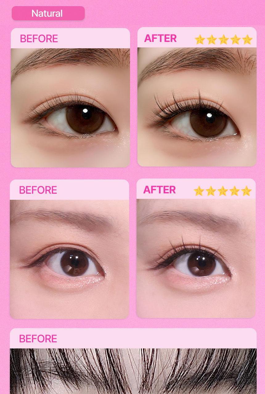 No Glue Bbibbi Lash #Natural by keybo at GWENCHANDA Korean Cosmetics Shop - 1