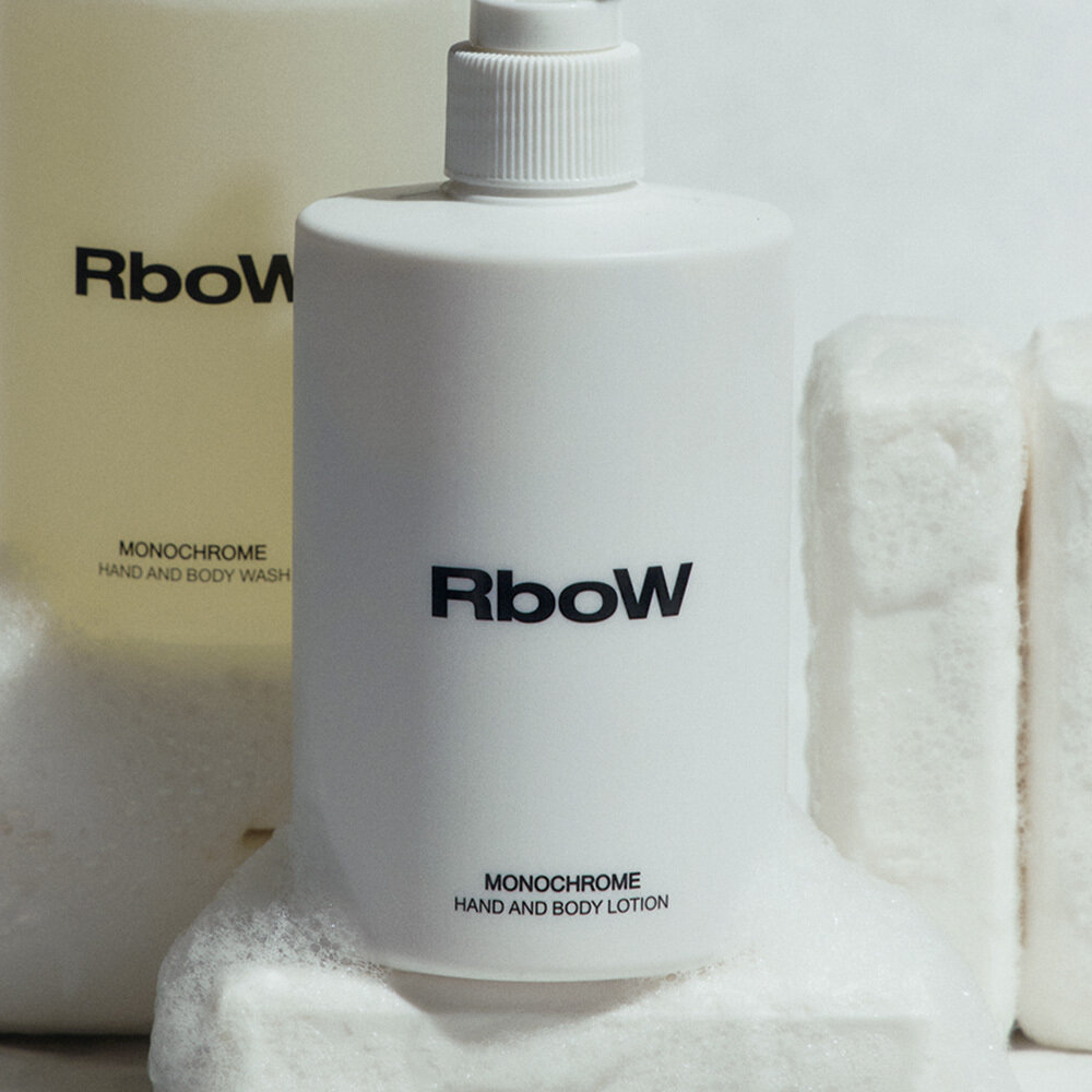 Hand & Body Lotion MONOCHROME 300ml by Rbow at GWENCHANDA Korean Cosmetics Shop - 1