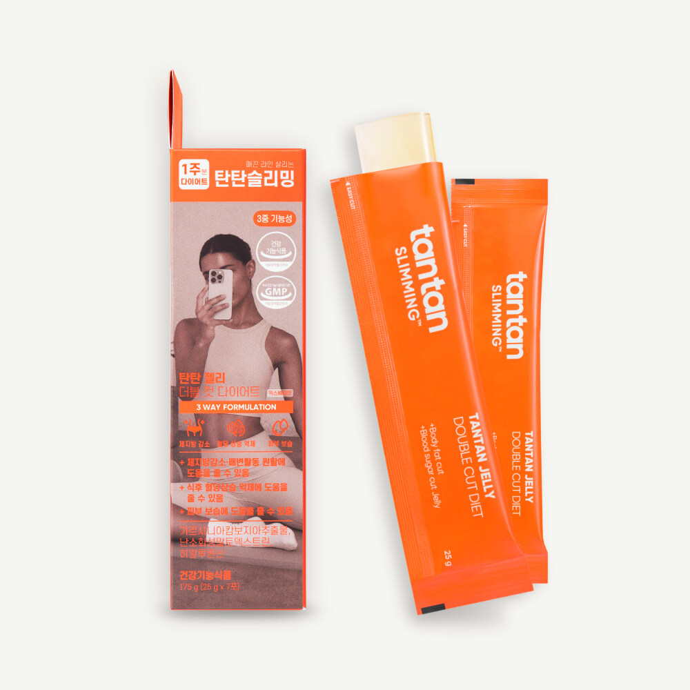 Slimming Tantan Jelly Double Cut Diet 7 Sticks by TANTAN at GWENCHANDA Korean Cosmetics Shop - 3