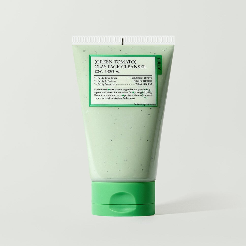 Green Tomato Clay Pack Cleanser 120ml by fully at GWENCHANDA Korean Cosmetics Shop - 2