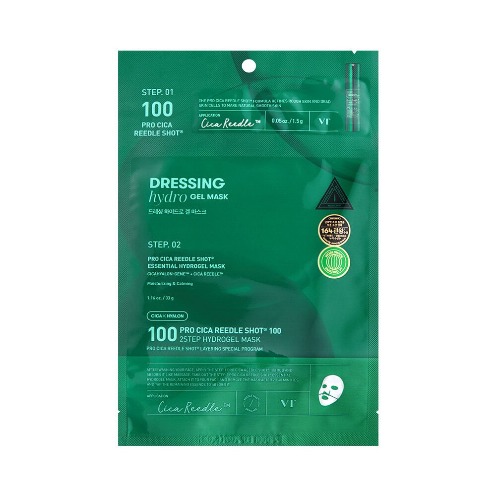 Pro Cica Reedle Shot 100 2Step Hydrogel Mask Sheet 1ea by VT at GWENCHANDA Korean Cosmetics Shop - 1