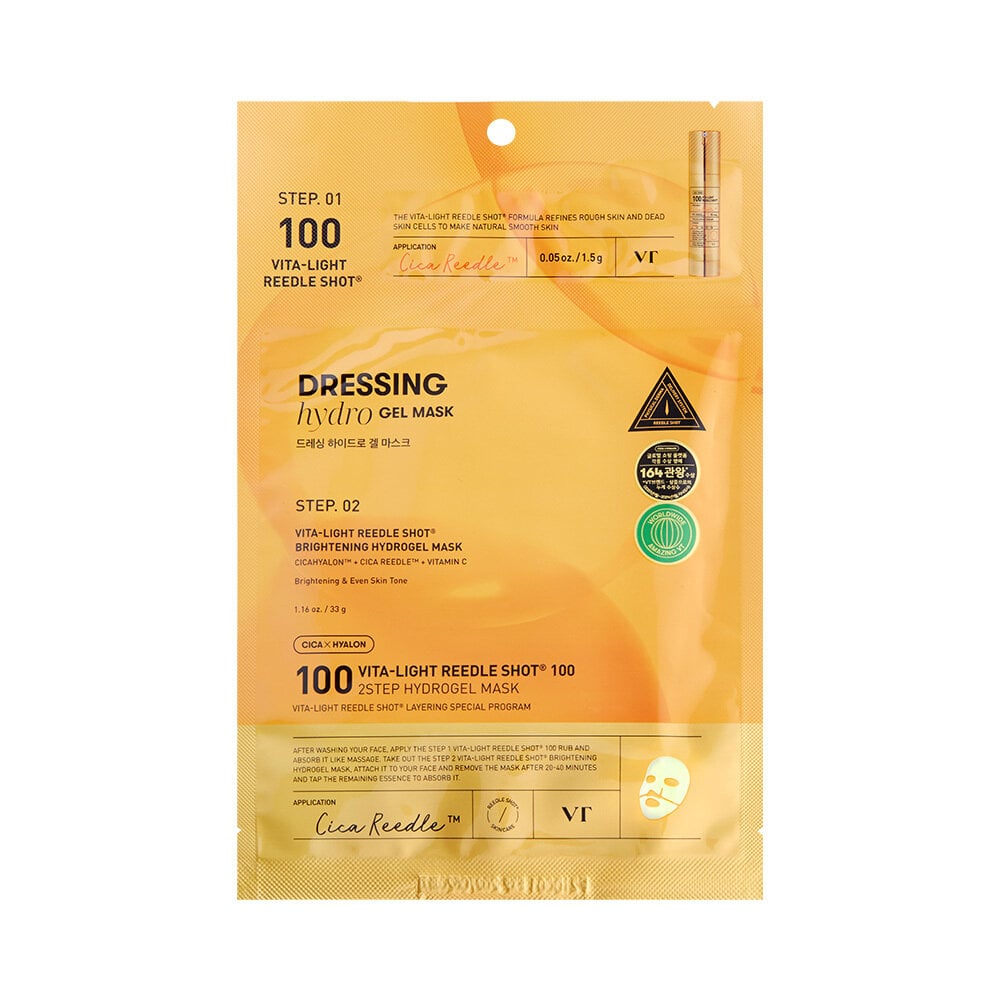 Vita-Light Reedle Shot 100 2Step Hydrogel Mask Sheet 1ea by VT at GWENCHANDA Korean Cosmetics Shop - 1