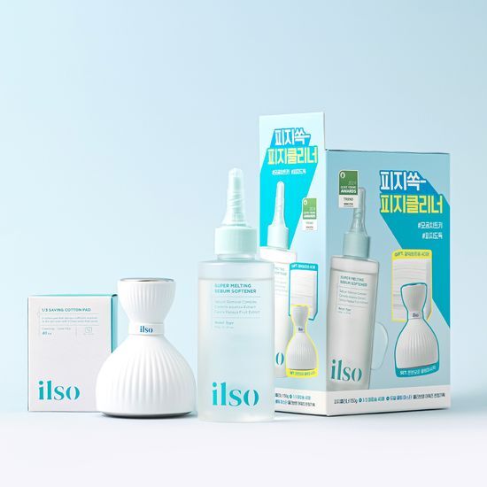 Super Melting Sebum Softener 150ml Set (+Cotton Pad 40P+Cooling Massager) by ilso at GWENCHANDA Korean Cosmetics Shop - 2