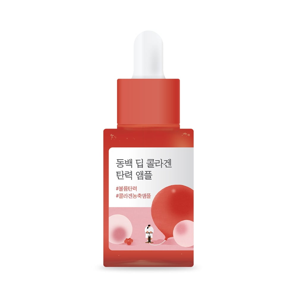 Camellia Deep Collagen Firming Ampoule 30ml by ROUND LAB at GWENCHANDA Korean Cosmetics Shop - 2