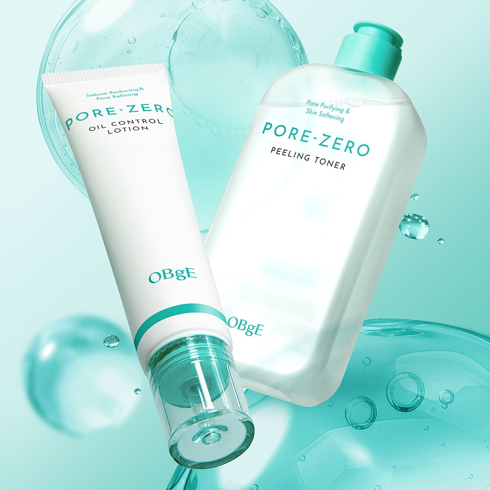 Pore Zero Toner/Lotion 2P Set by OBge at GWENCHANDA Korean Cosmetics Shop - 2