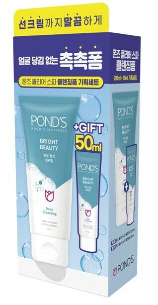 Clear Spa Cleansing Foam 200ml Set (+50ml) by POND'S at GWENCHANDA Korean Cosmetics Shop - 1