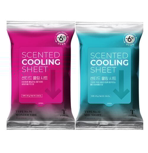 Scented Cooling Sheet 15P by TYPE No. at GWENCHANDA Korean Cosmetics Shop - 2