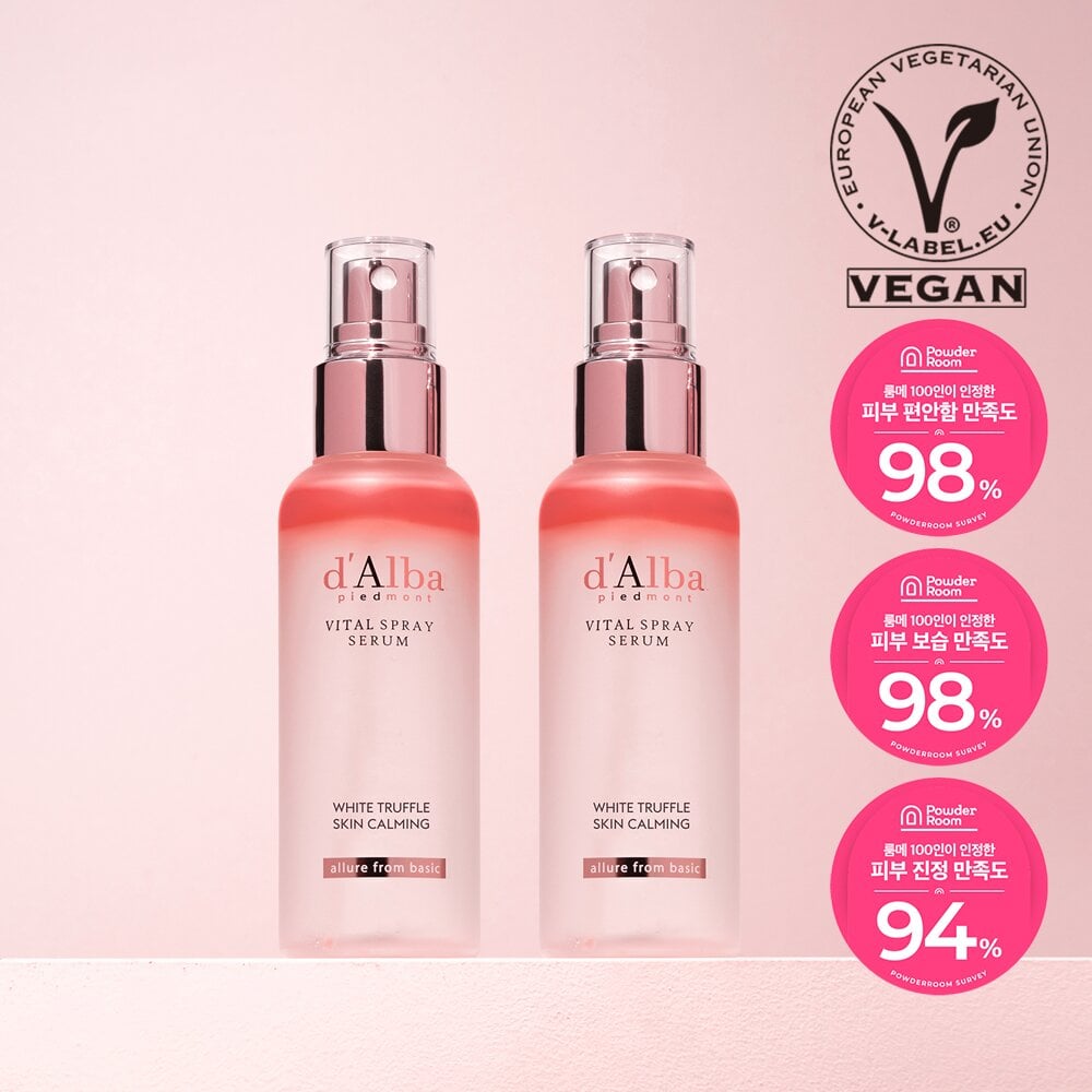 White Truffle Vital Spray Serum 100mL 1+1 Special Set by d'Alba at GWENCHANDA Korean Cosmetics Shop - 1