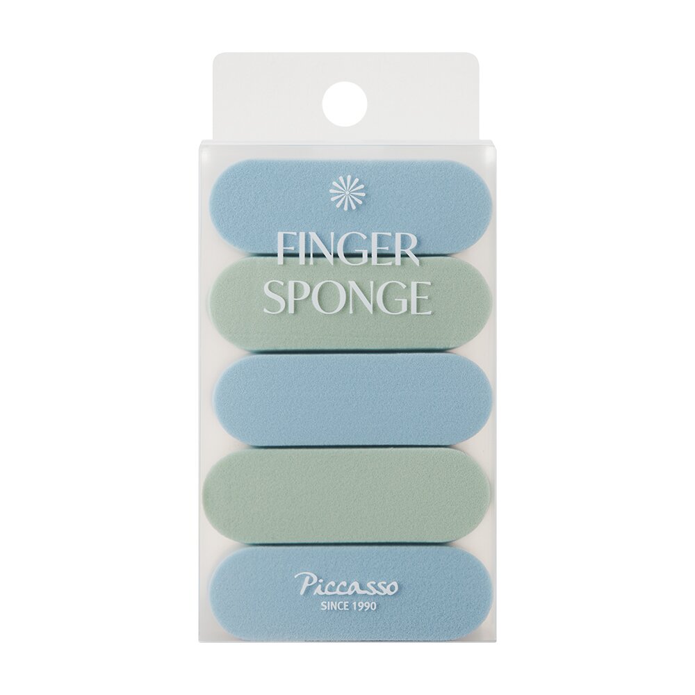 Finger Sponge 5P Set by PICCASSO at GWENCHANDA Korean Cosmetics Shop - 1