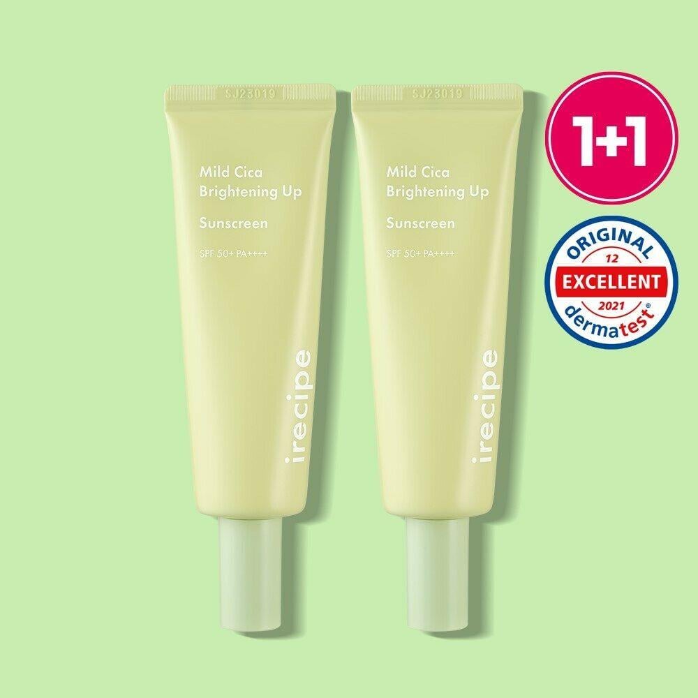 Mild Cica Brightening Up Sunscreen 50ml Double set by irecipe at GWENCHANDA Korean Cosmetics Shop - 1