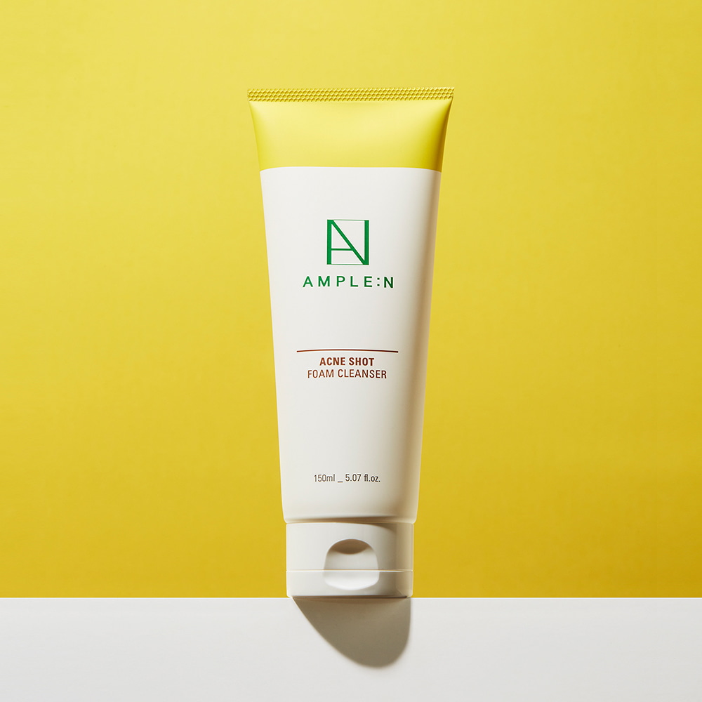 Acne Shot Foam Cleanser 150ml by AMPLE:N at GWENCHANDA Korean Cosmetics Shop - 1