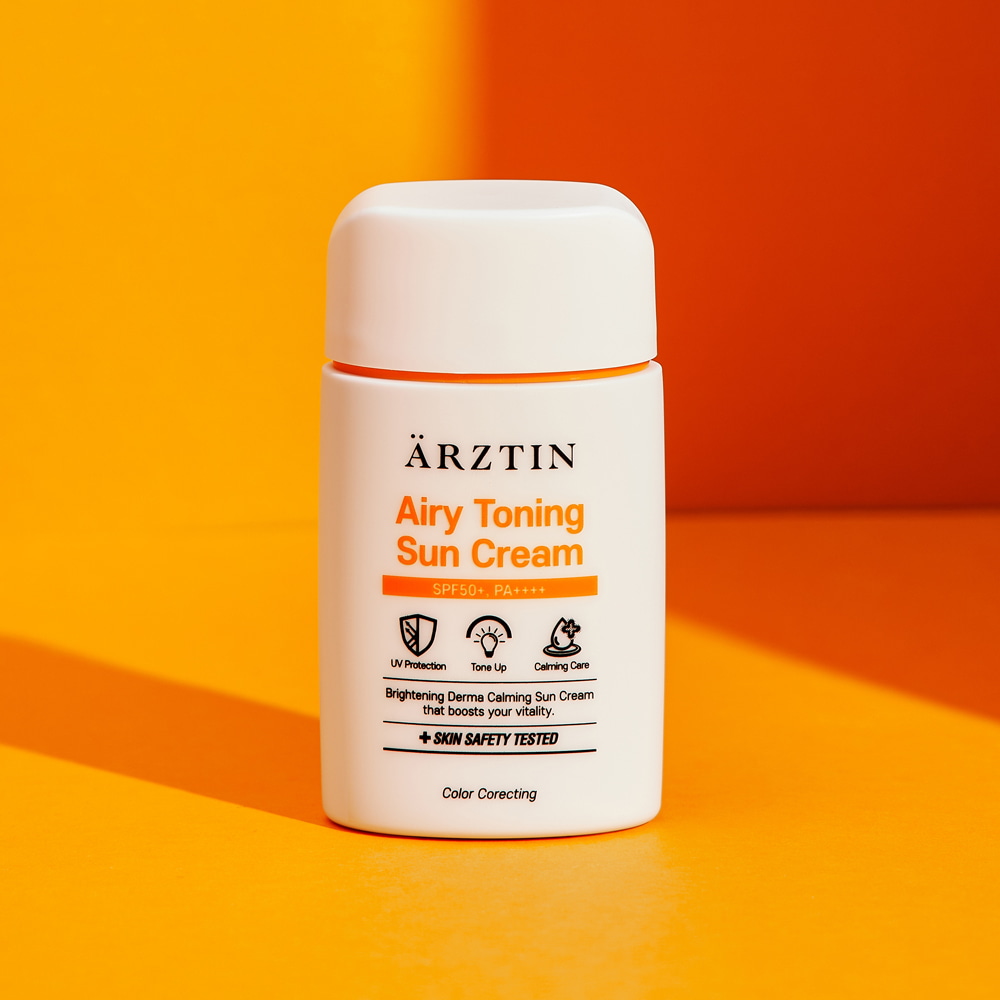 Airy Toning Sun Cream 60ml by ARZTIN at GWENCHANDA Korean Cosmetics Shop - 2