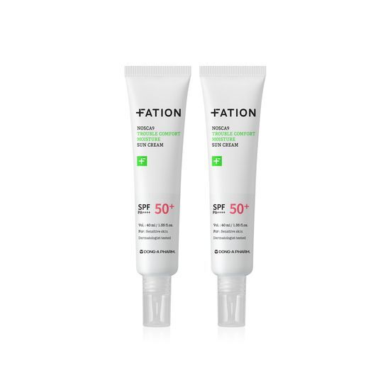 Nosca9 Trouble Comfort Moisture Sun Cream 40ml*2ea Set by FATION at GWENCHANDA Korean Cosmetics Shop - 2