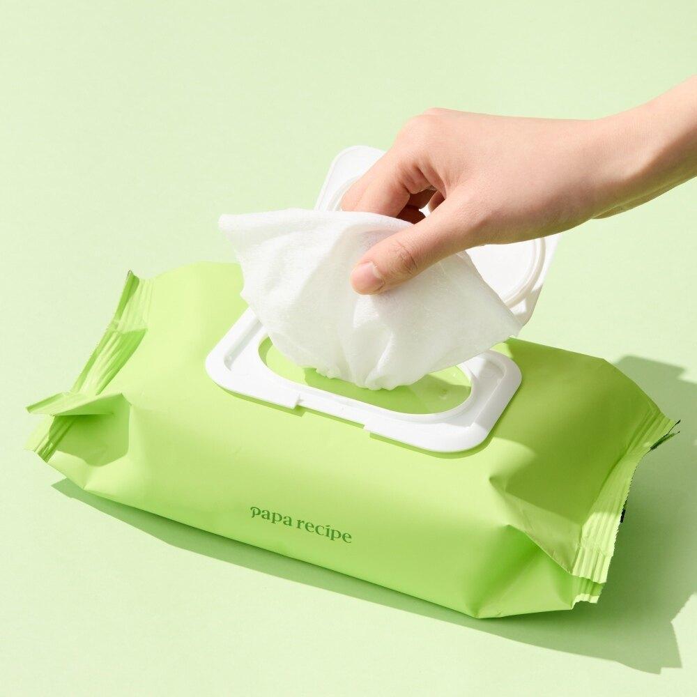 Real Centella Cica Watery Cleansing Tissue 100P by papa recipe at GWENCHANDA Korean Cosmetics Shop - 2