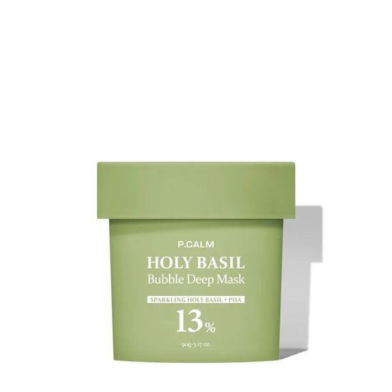 Holy Basil Bubble Deep Mask 90g by P.CALM at GWENCHANDA Korean Cosmetics Shop - 2