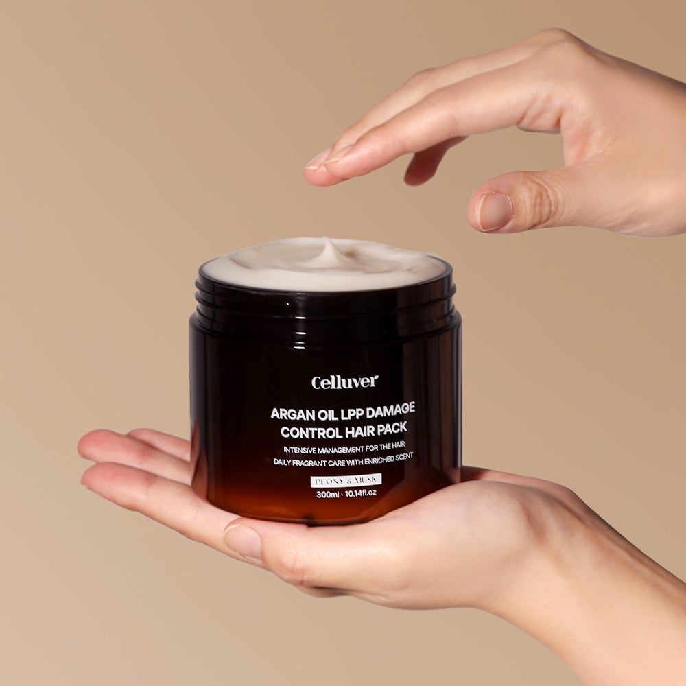 Argan Oil LPP Damage Control Hair Pack 300ml by Celluver at GWENCHANDA Korean Cosmetics Shop - 3