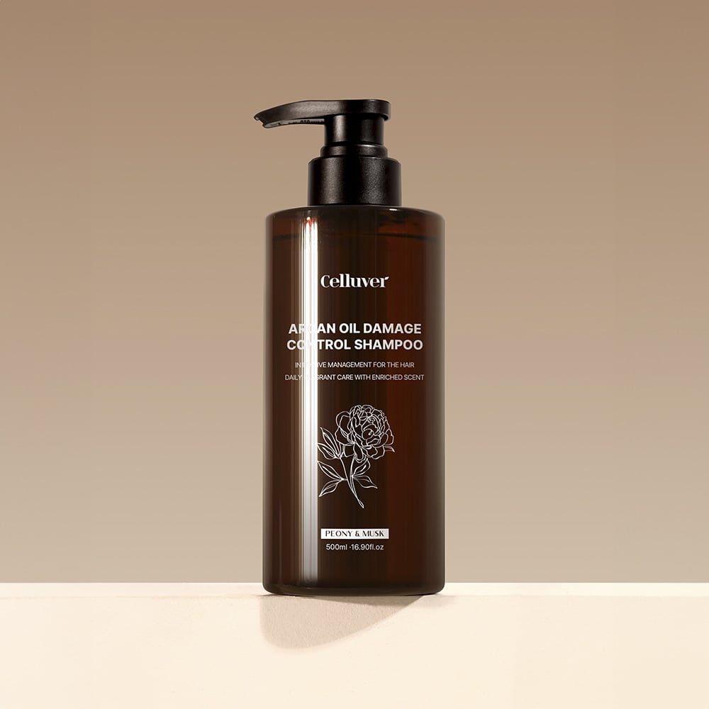 Argan Oil Damage Control Shampoo 500ml by Celluver at GWENCHANDA Korean Cosmetics Shop - 4