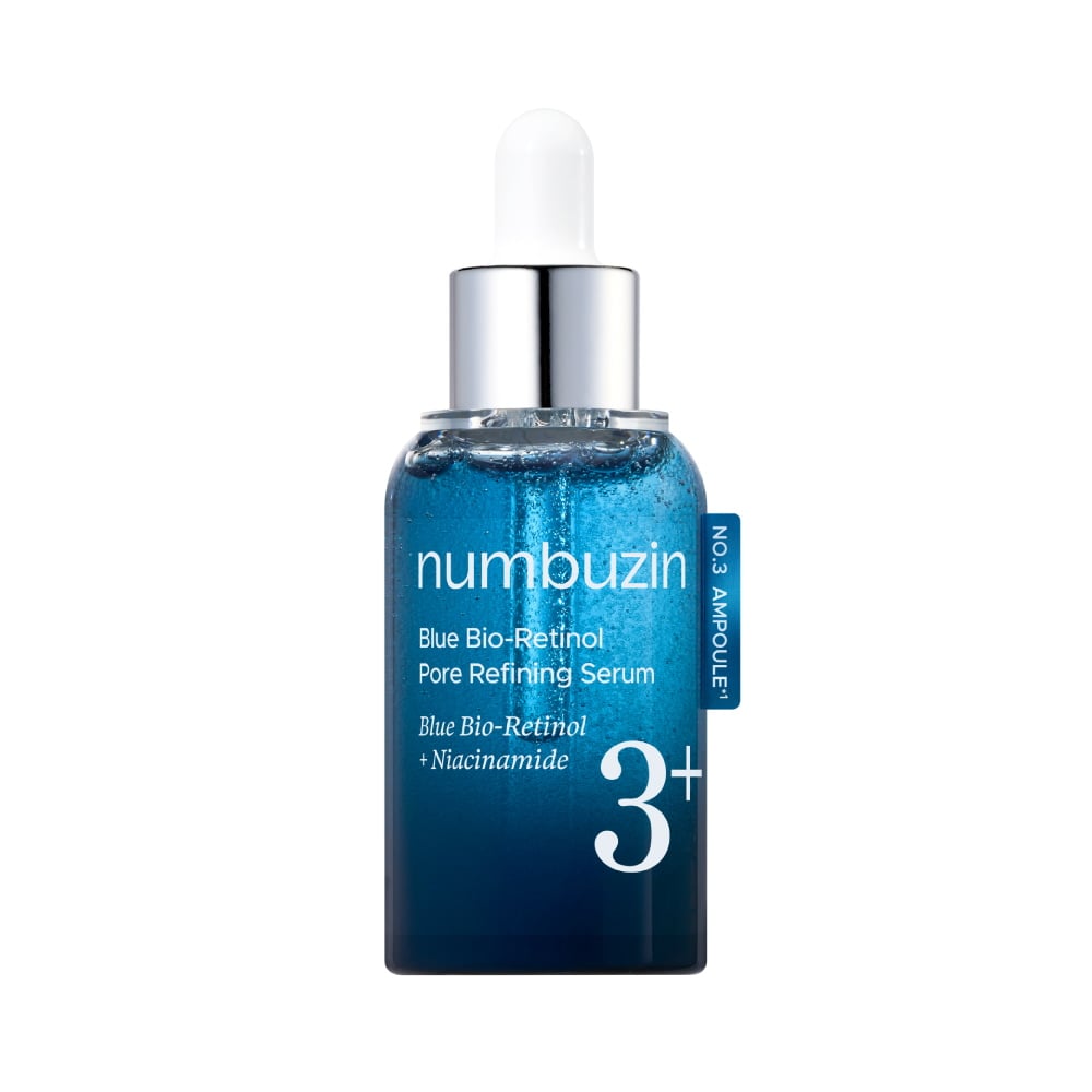 No. 3 Blue Bio-Retinol Pore Refining Serum 30ml by numbuzin at GWENCHANDA Korean Cosmetics Shop - 1