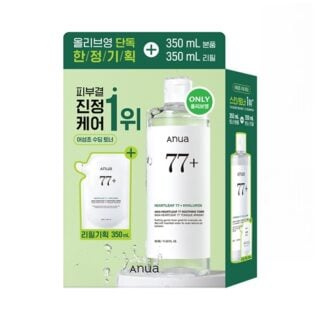 Heartleaf 77 Soothing Toner 350mL Special Set (+350mL Refill)