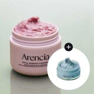 Rosehip Rice Mochi Cleanser 120g Set (+Blue Cleanser 15g)