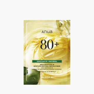 Heartleaf 80 Moisture Soothing Ampoule Mask 1ea