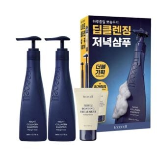 Night Collagen Shampoo Midnight Forest Double Pack (+Bonding Treatment 30ml)